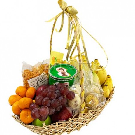 Fruit Basket with milo tin