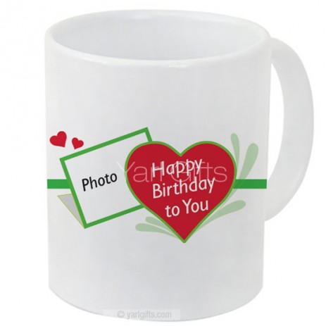 Photo print Mug Happy Birthday